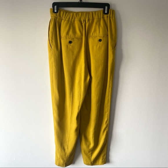 Zara high rise mustard trousers - Picture 2 of 9